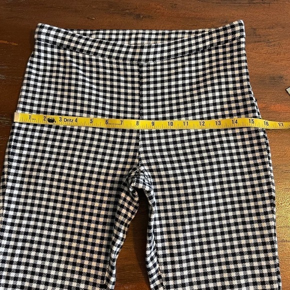 Free People Checkered Cropped Women's Pants Size 2 - Picture 9 of 10